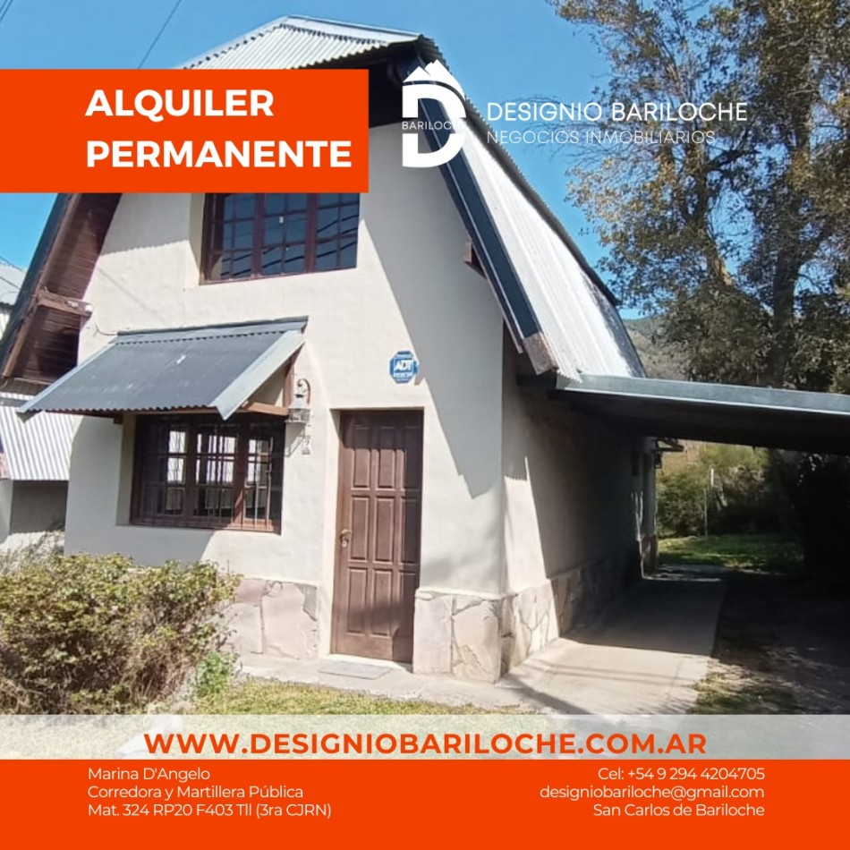 Casa en alquiler permanente - Bariloche 